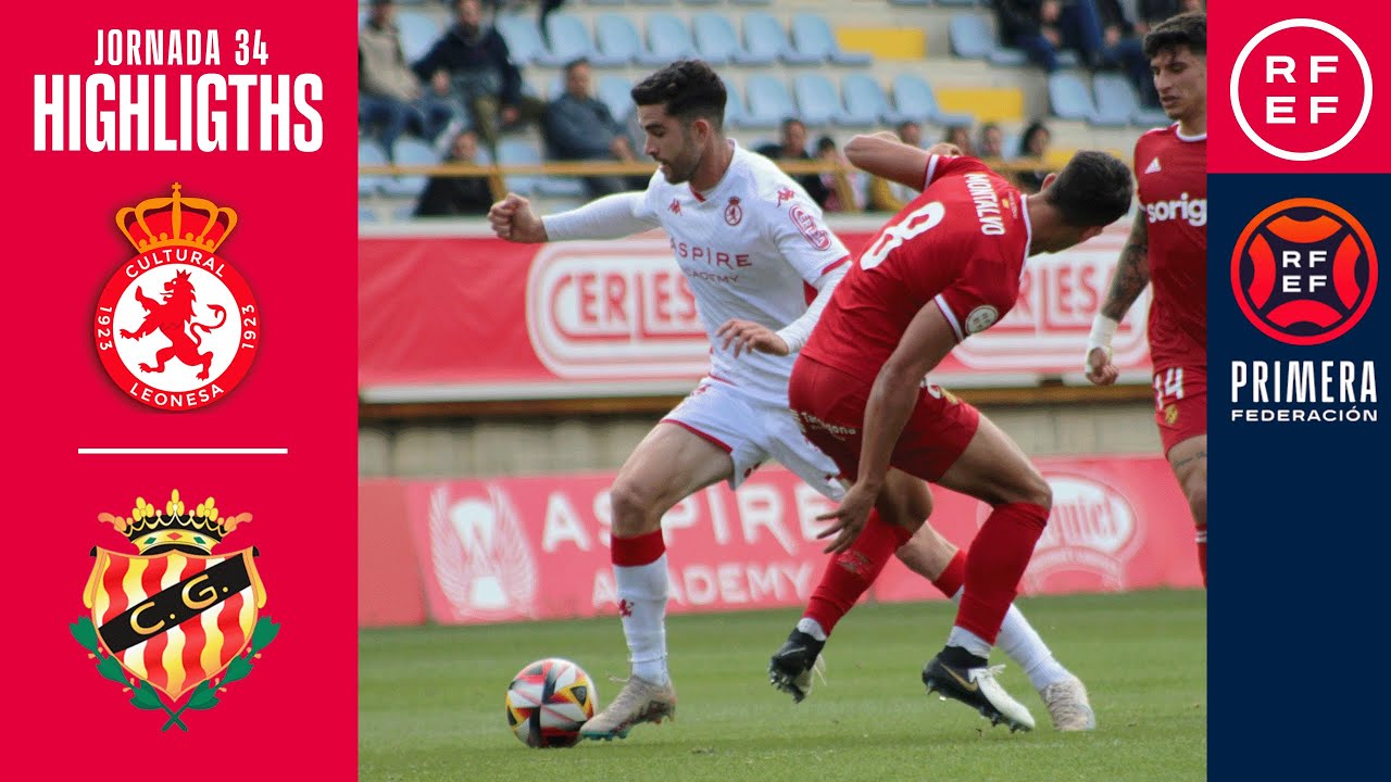 Resumen #PrimeraFederación | CyD Leonesa 3-0 Gimnàstic de Tarragona | Jornada 34, Grupo 1