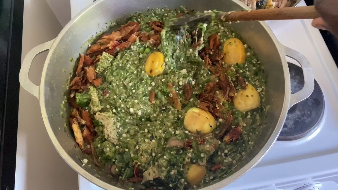 Super Kanja Gambian Style (Okra Soup)