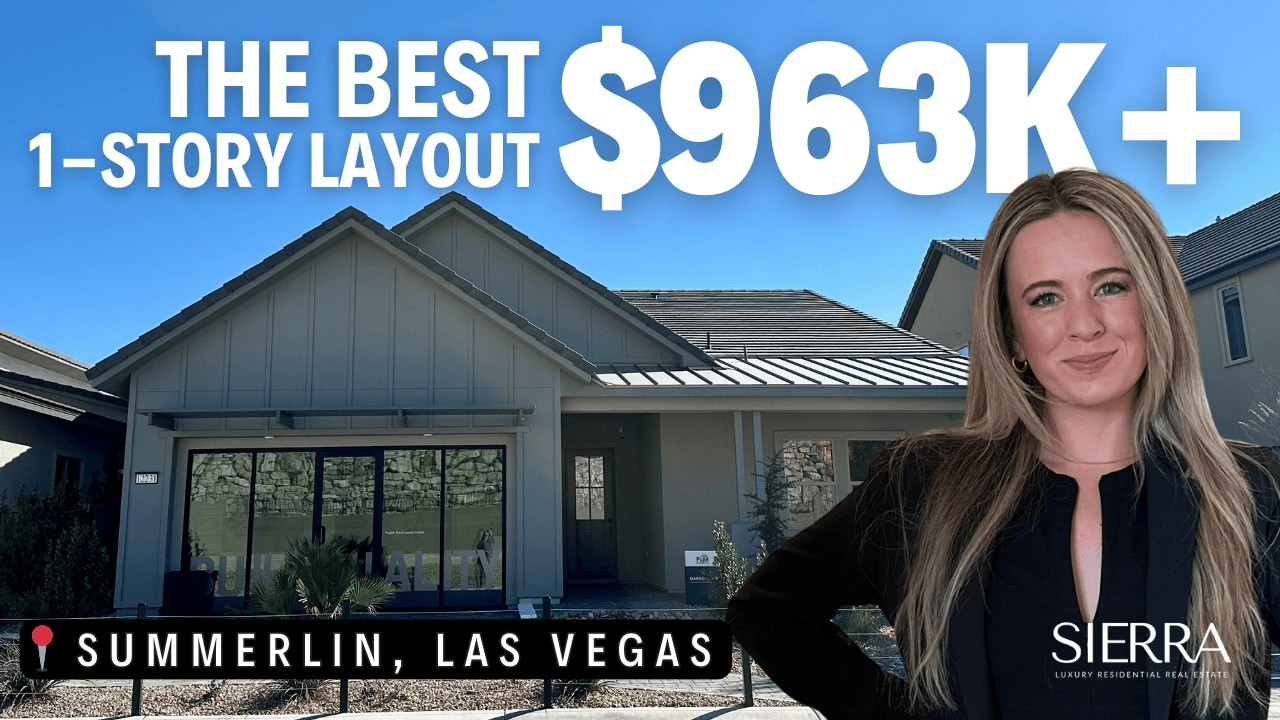 The BEST Single-Story Floor Plan in Las Vegas | FULL Walking Tour | Gardengate at Brantley by Pulte
