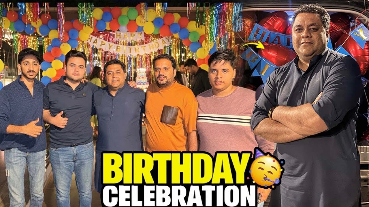 Surprise Birthday Celebration Of Malik Saab 🥰 Night Şehri #malikzaman #rajabfamily #rajabbutt 