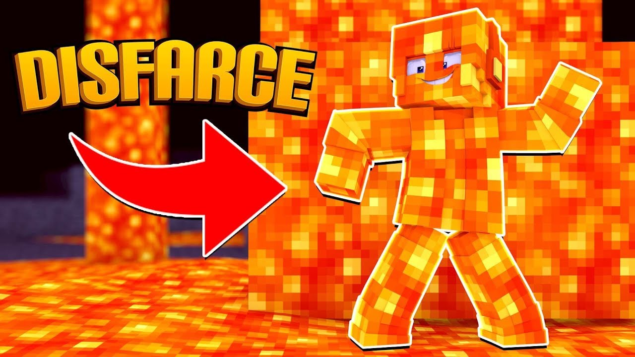 Minecraft: DISFARCE DE LAVA - (Esconde-Esconde)