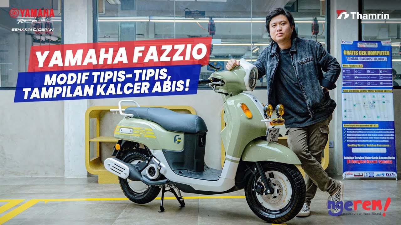 Modif tipis tipis, tapi hasilnya kalcer abis! | MODIFIKASI YAMAHA FAZZIO