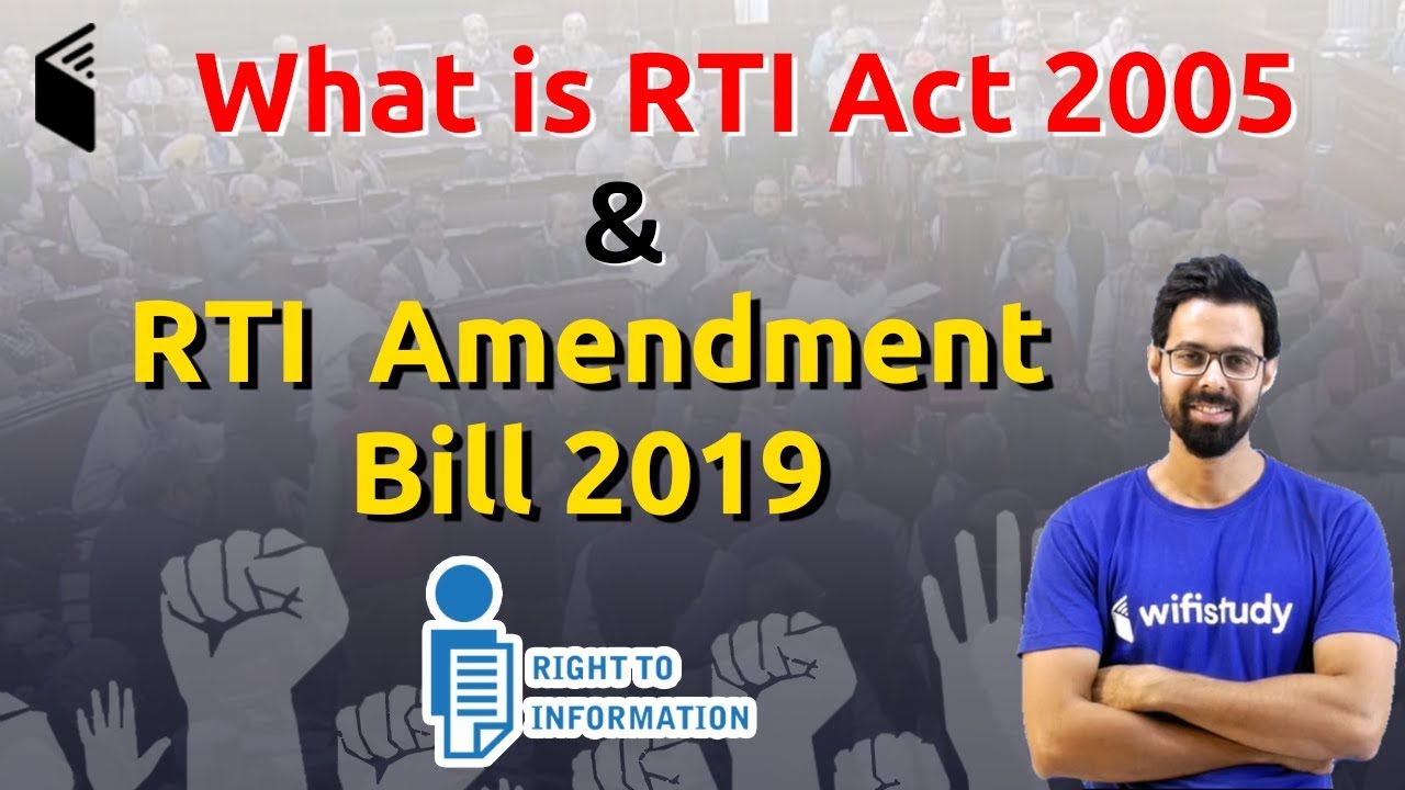 RTI Amendment Bill 2019 by Bhunesh Sir | क्या-क्या बदलाव करने जा रही है मोदी सरकार ?