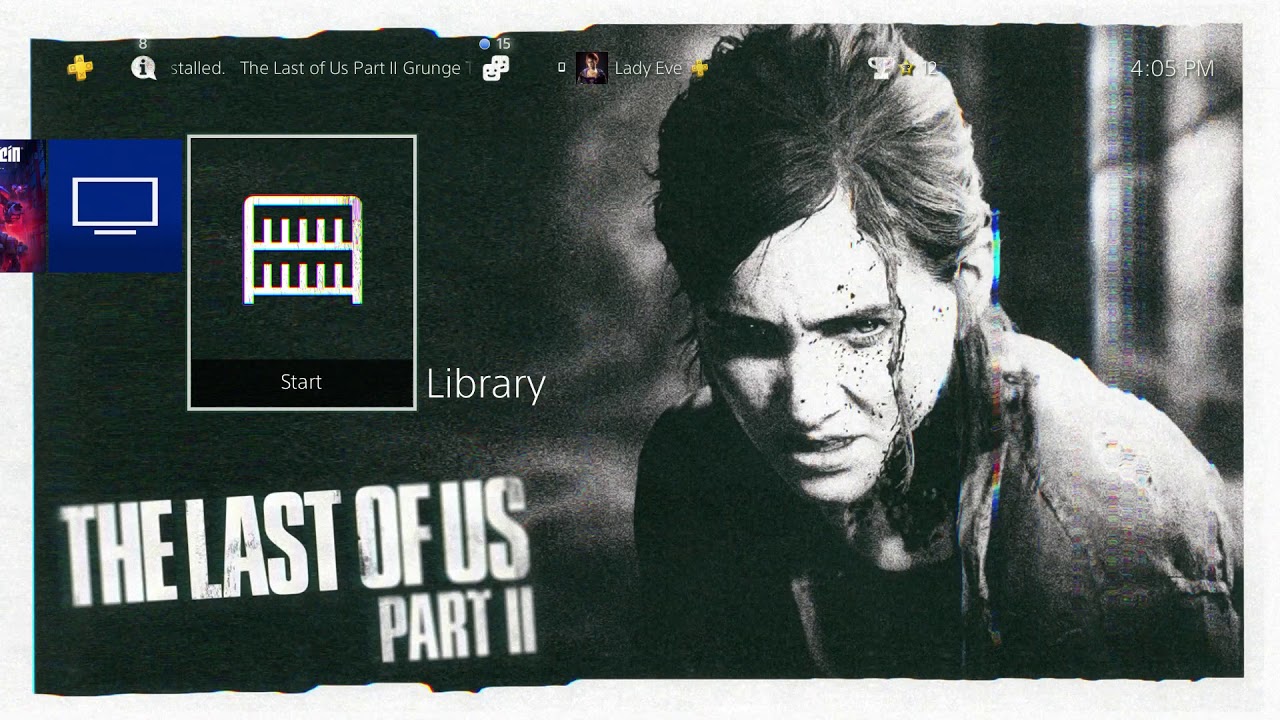 Free PS4 Dynamic Theme - The Last of Us 2 free theme