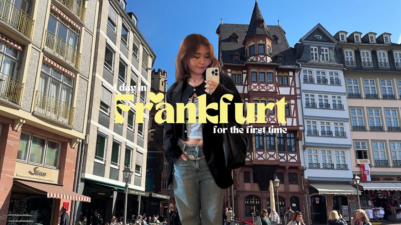 FRANKFURT VLOG ❥ стала гидом для 10 незнакомцев в городе, где никогда не была / обучение в 🇩🇪