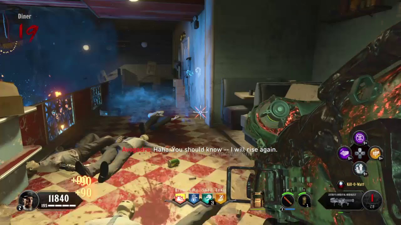 Alpha Omega solo boss fight and cutscene.
