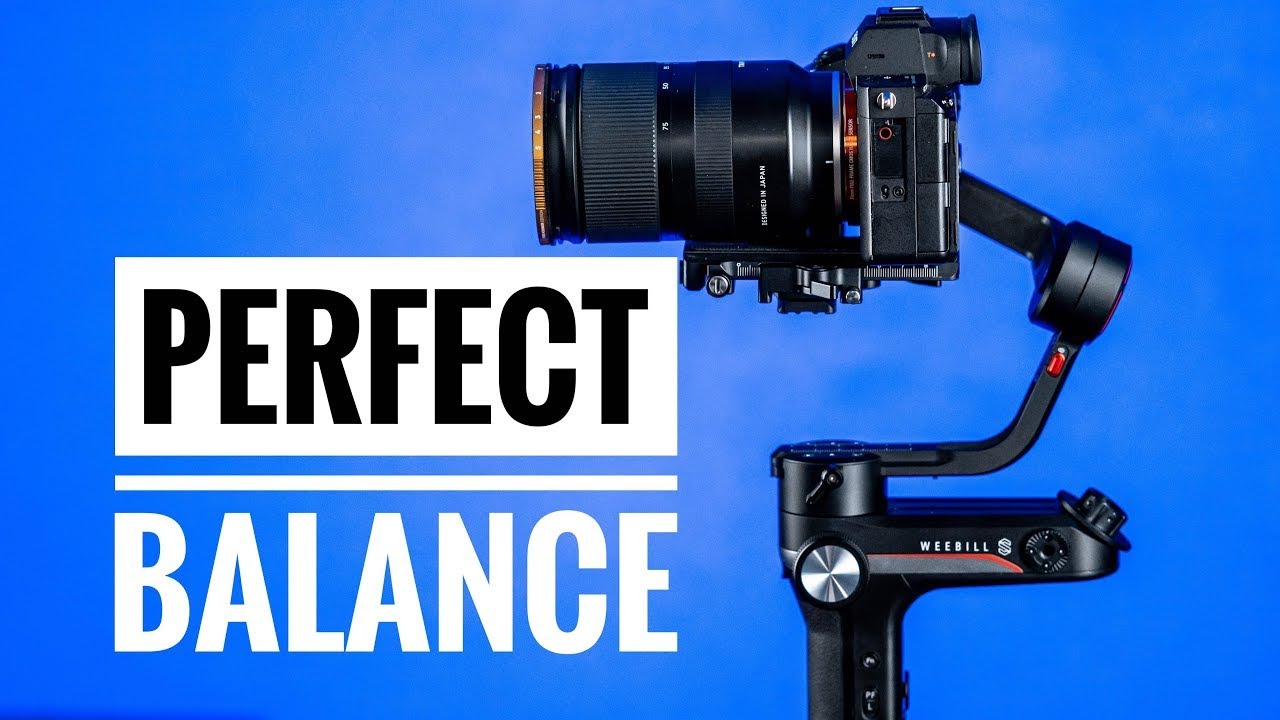 How to balance your Zhiyun Weebill-S using canon r50 camera