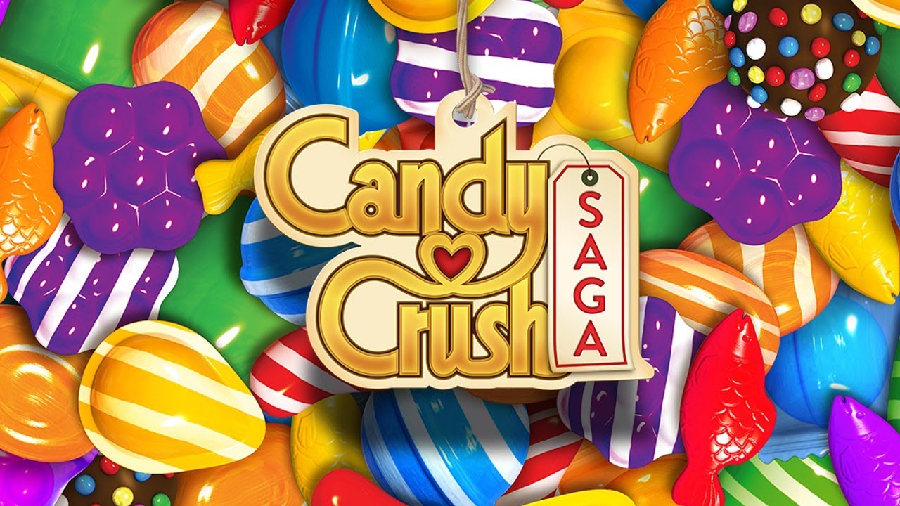 I'm playing candy crush saga