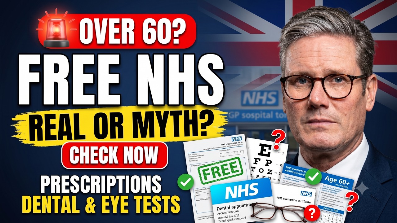 Free NHS Prescriptions, Dental and Eye Tests After 60 &mdash; What's Real