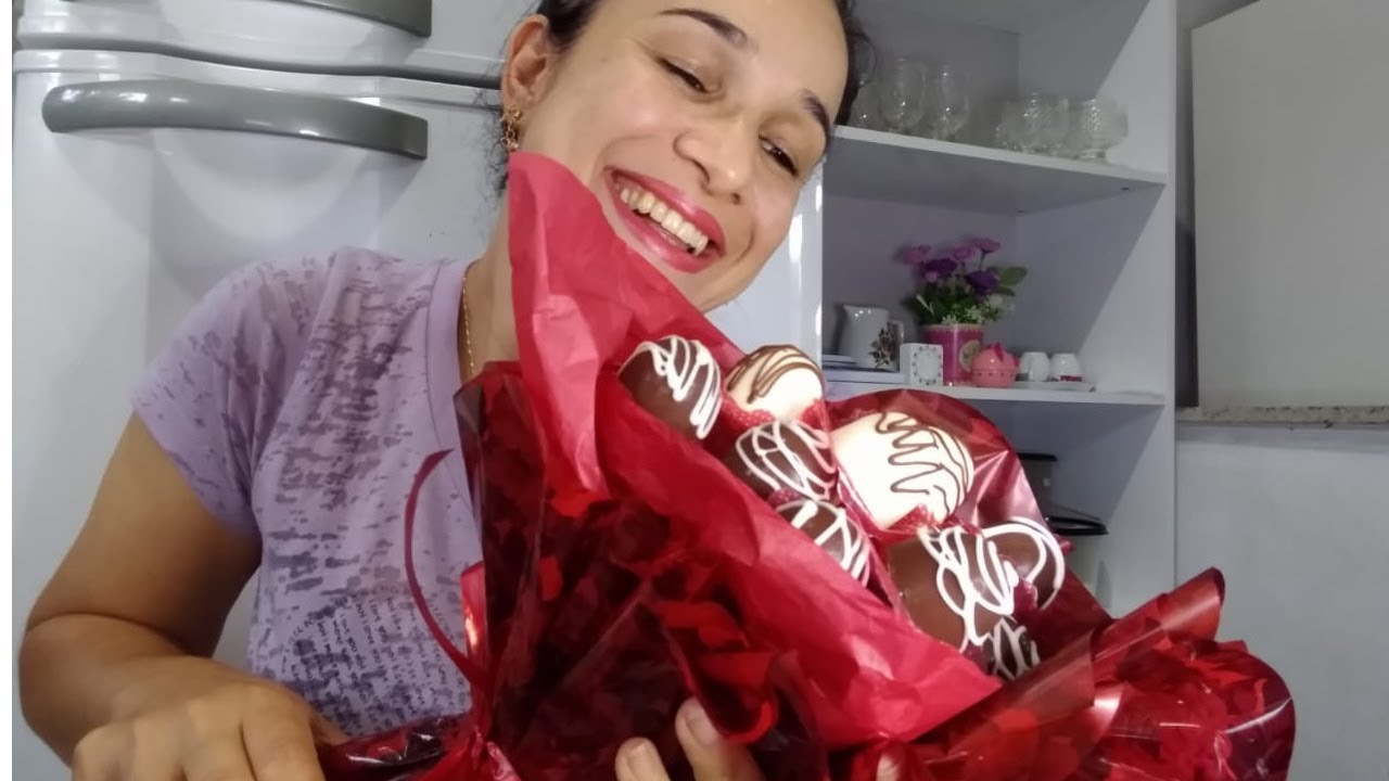 BUQUÊ DE TRUFAS! ÓTIMA OPÇÃO PARA O DIA DOS NAMORADOS!!!!