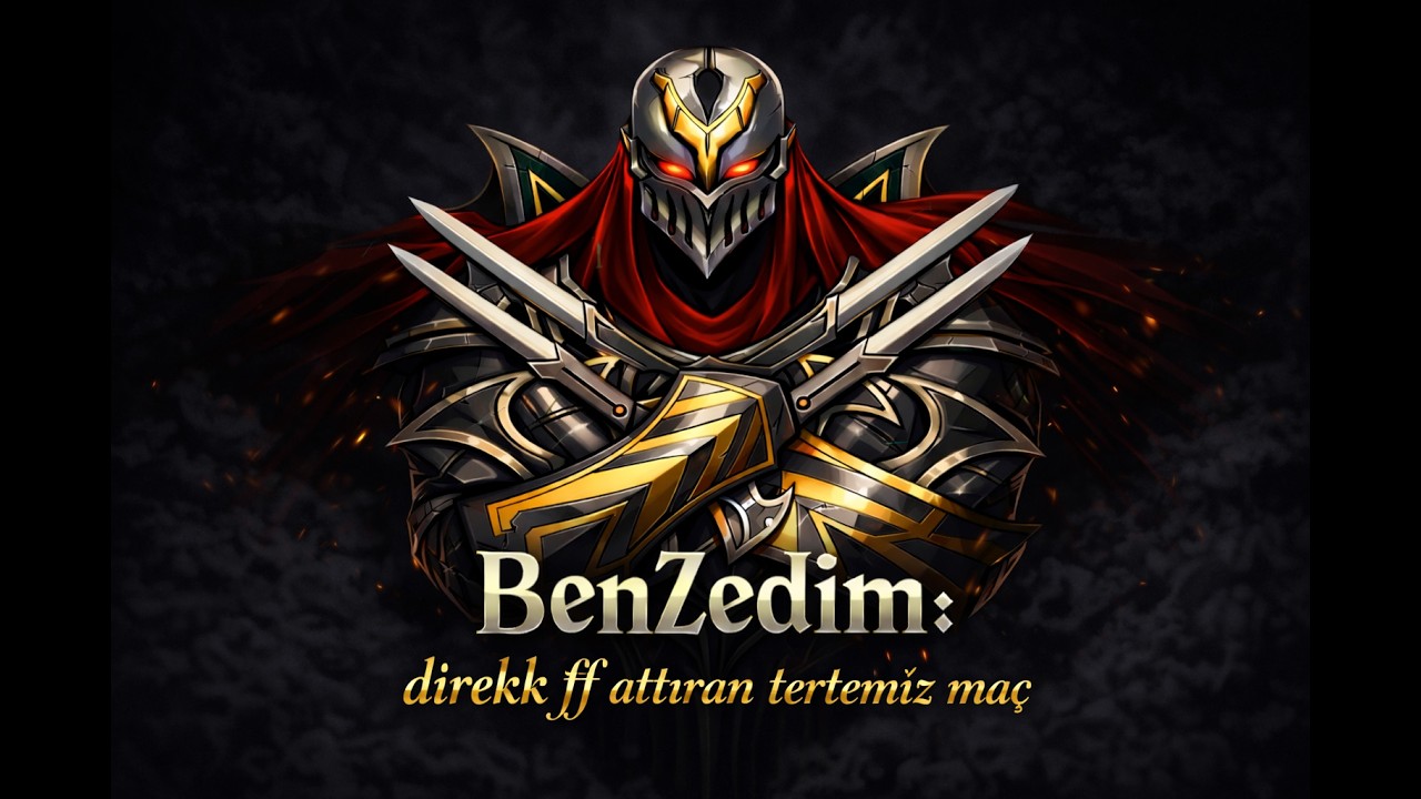 ZED ile direk FF attırılan maç D: #leagueoflegends