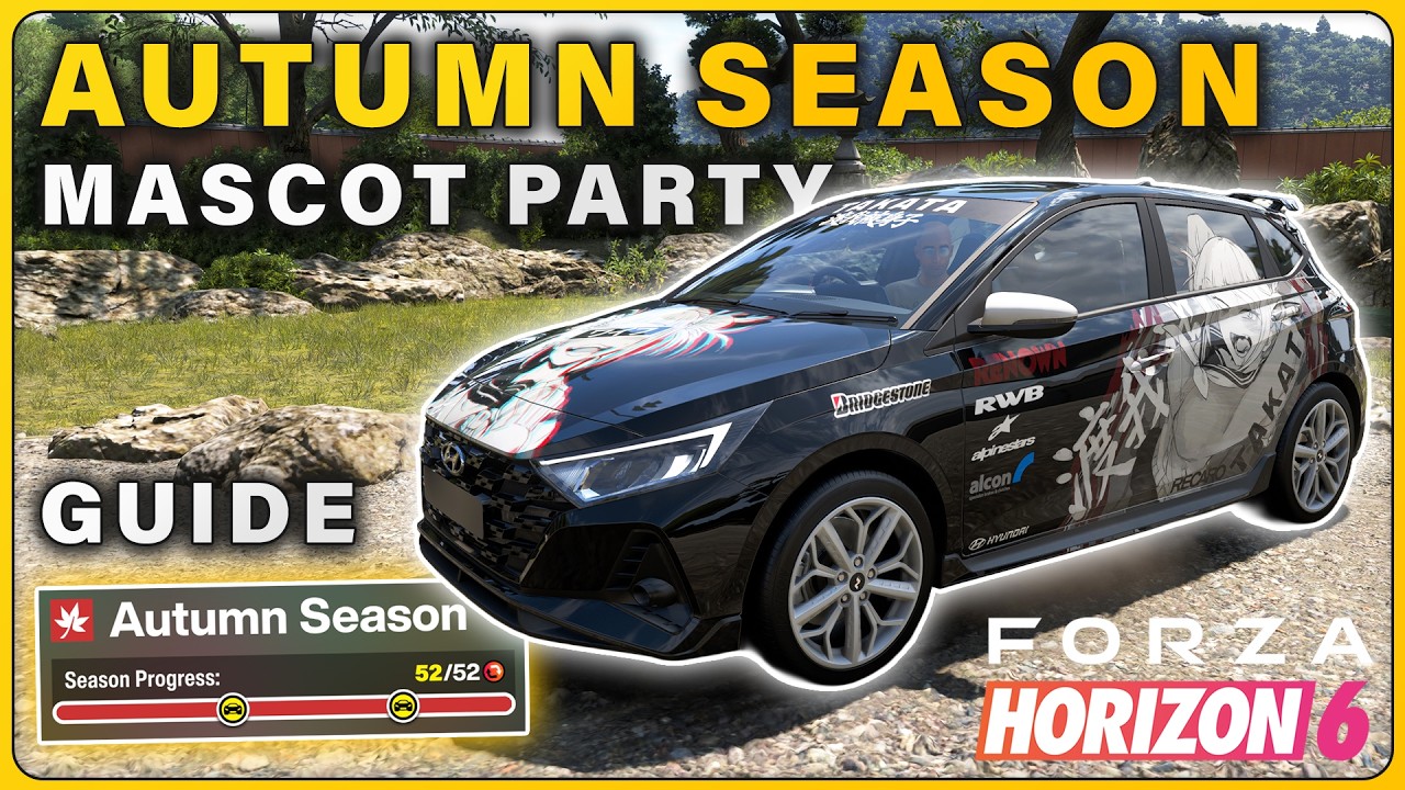 How to Complete AUTUMN Season Challenges | Mascot Party Festival Playlist ► Forza Horizon 6
