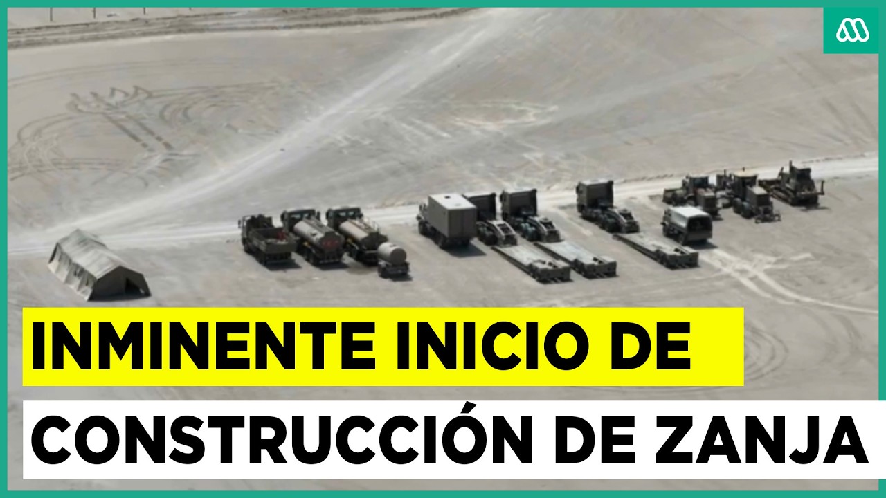 Inminente inicio de construcción de zanja: Ejército moviliza maquinaria pasada a la frontera norte