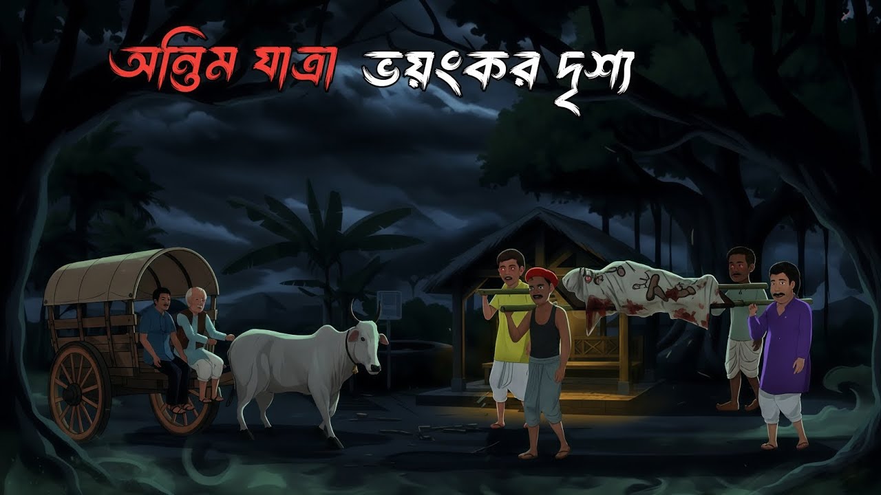 অন্তিম যাত্রার ভয়ংকর দৃশ্য | রহস্যময় শবযাত্রা | Bengali Horror Cartoon |বাংলা ভূতের গল্প| Stories