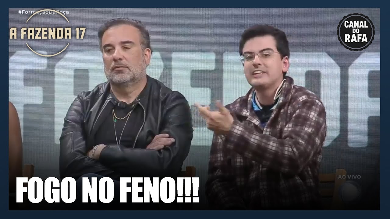 AP&Oacute;S SER PUXADO DA BAIA PARA A RO&Ccedil;A, DUDU SOLTA O VERBO PARA CIMA DE FABIANO!!! Veja | A Fazenda 17