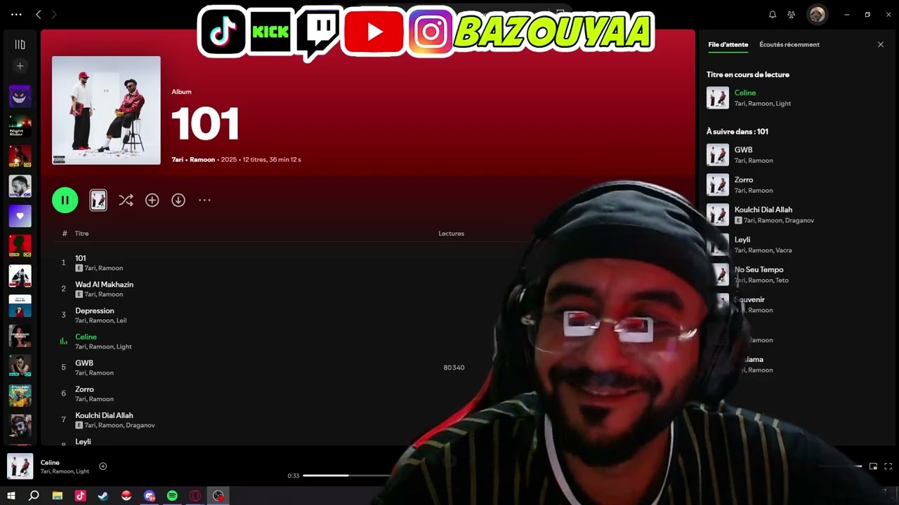 BAZOUYA Reaction Album 7ari 101 🔥