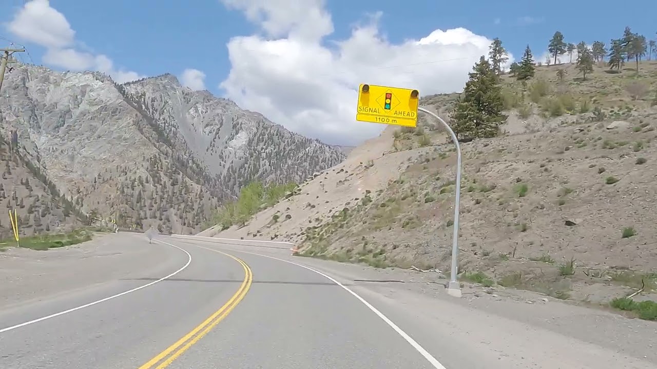 Lytton BC Canada to Goldpan Provincial Park - Thompson River, Highway #1 & Mozart BGM