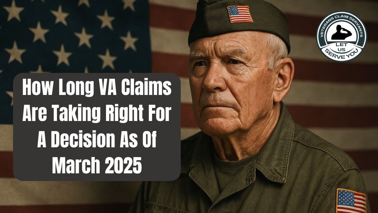How Long Are VA Claims Taking As Of March 2025