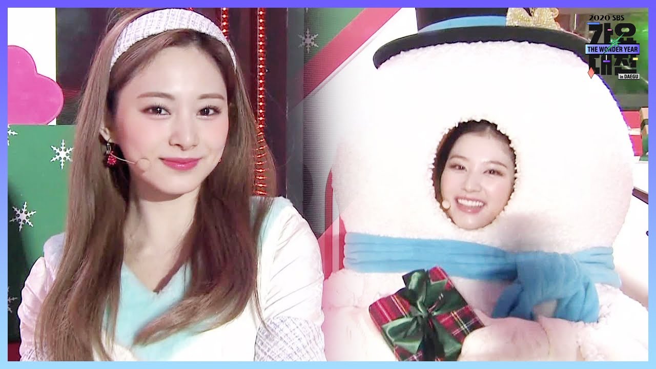 트와이스, 귀요미 눈사람 무대 ＜Merry & Happy＞ㅣ2020 SBS 가요대전 in DAEGU(sbs 2020 K-Pop Awards)ㅣSBS ENTER.