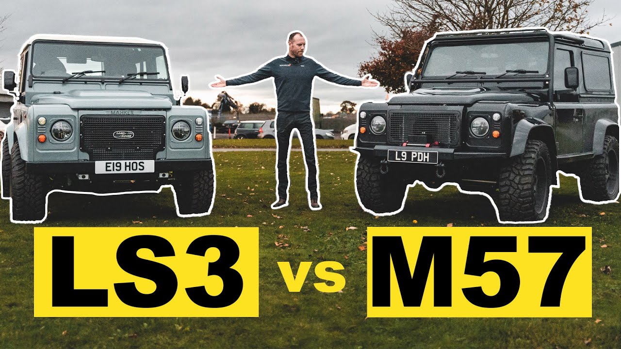 CHEVY LS3 против BMW 330D M57 — какой двигатель лучше всего заменить на LAND ROVER Defender? | MA...