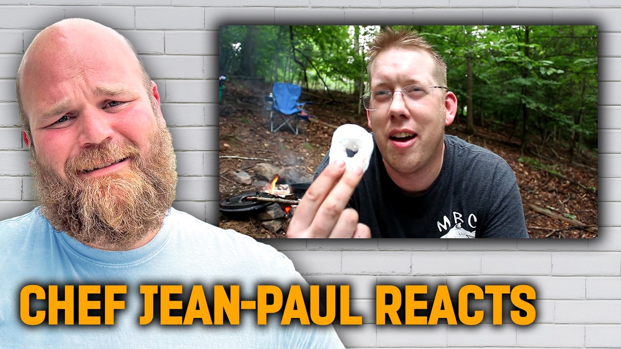 Cajun Chef Jean-Paul REACTS to Outdoor Boys campfire snacks