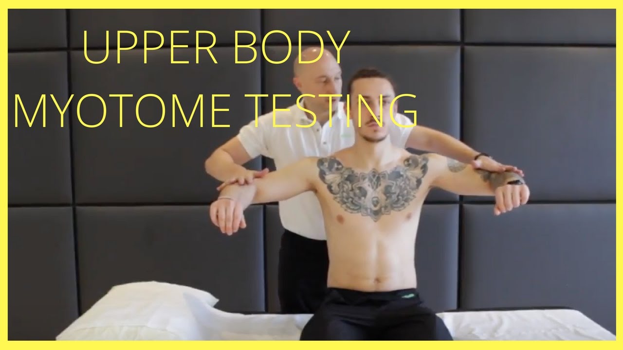 Myotome Tests For Upper Body