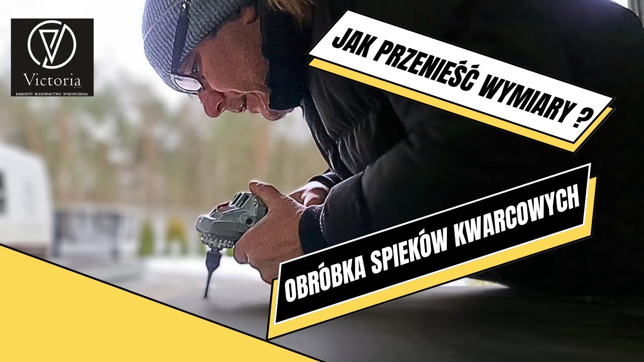 Przenoszenie wymiar&oacute;w i obr&oacute;bka blatu ze spieka kwarcowego!  #wykończeniawnętrz #budowlanka