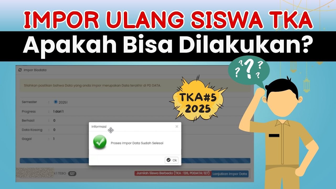 Cara Impor Ulang Siswa TKA yang Sebelumnya Tidak Masuk
