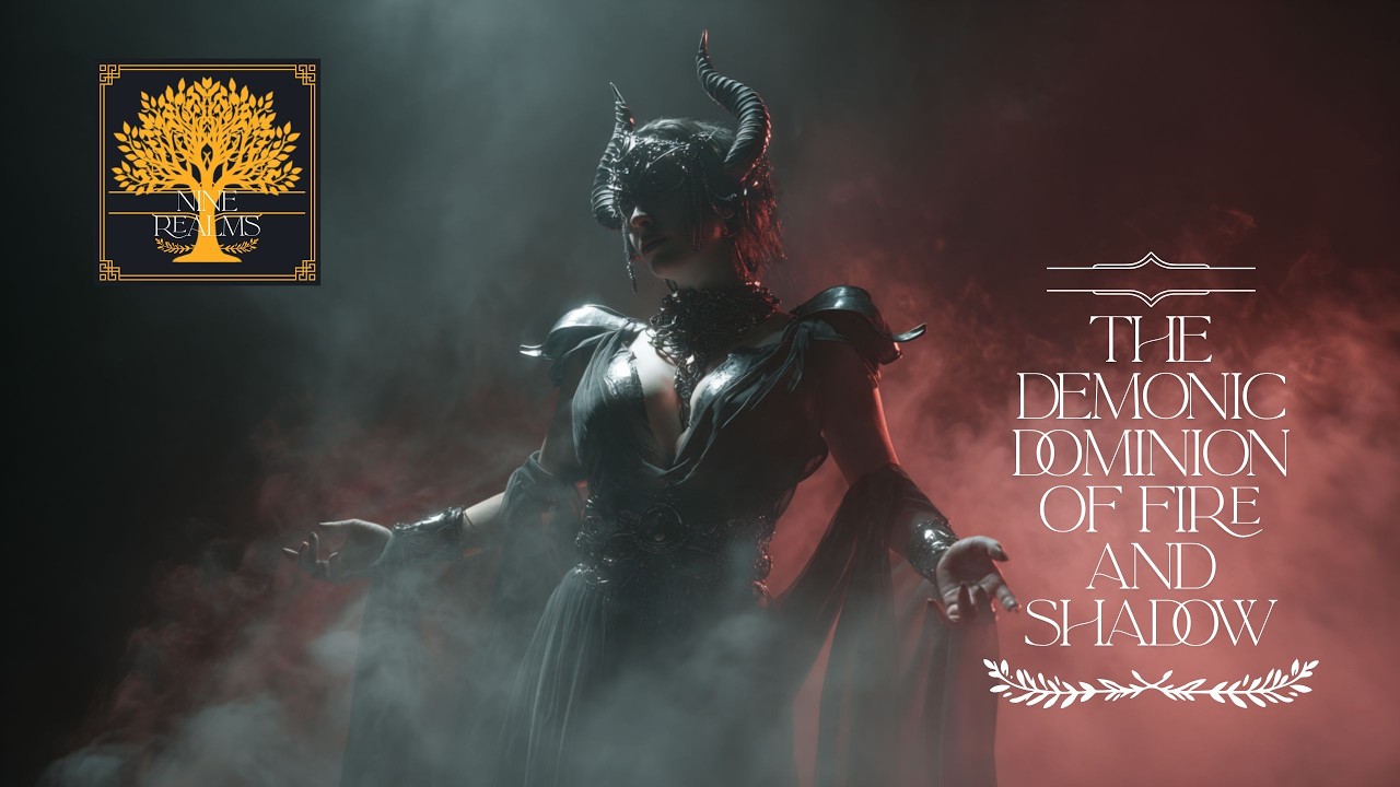 the Demonic Dominion of Fire and Shadow😈Dark Ritual Fantasy BGM (1 Hour)