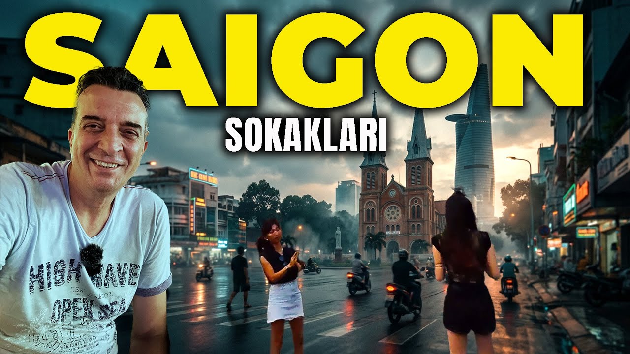 Vietnam Ho Chi Minh City | Saigon Akşam Sokakları