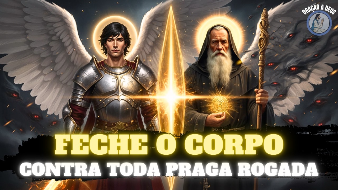 SÃO MIGUEL E SÃO BENTO: Oração de FECHAMENTO TOTAL (Nenhuma Praga Resiste!)