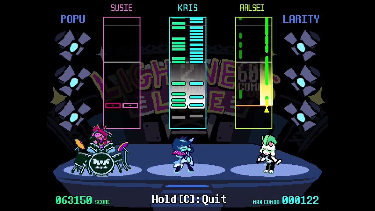 Can you beat RUSH E in Deltarune Lightners Live?