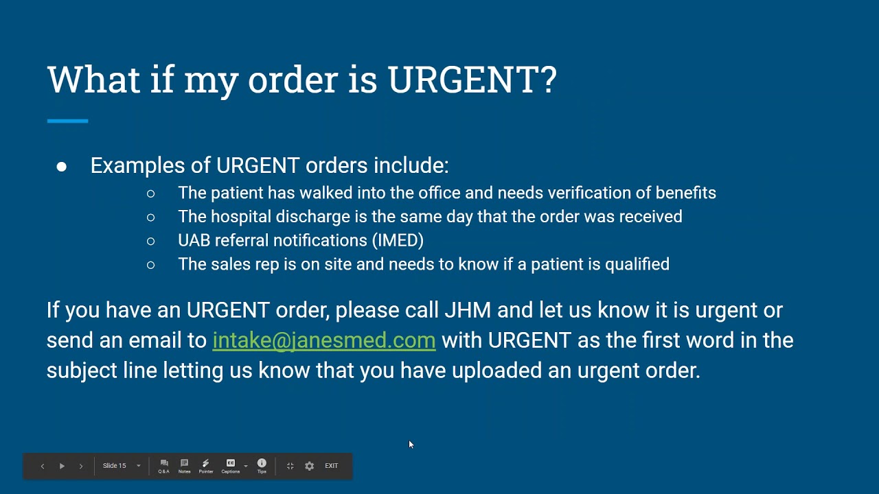2020 01 28 10 05 Brightree Flows and Processes   Submitting Orders to JHM