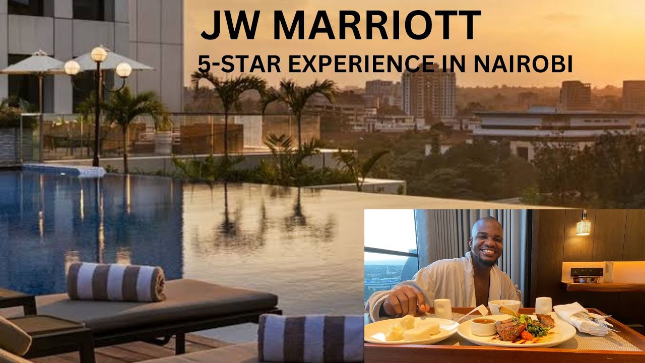 I STAYED IN THE TALLEST 5 STAR HOTEL IN KENYA || JW MARRIOTT