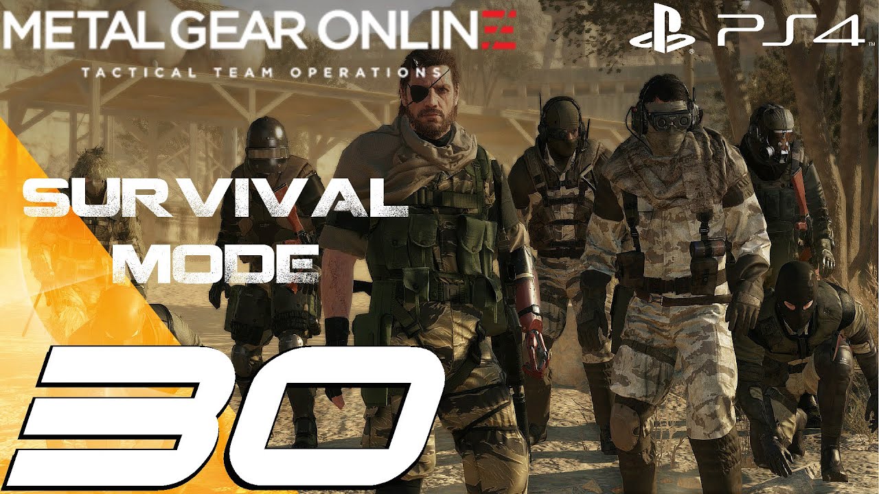 Metal Gear Online 3 - Multiplayer Online Gameplay Session Part 30 - Survival Matches [1080p 60fps]