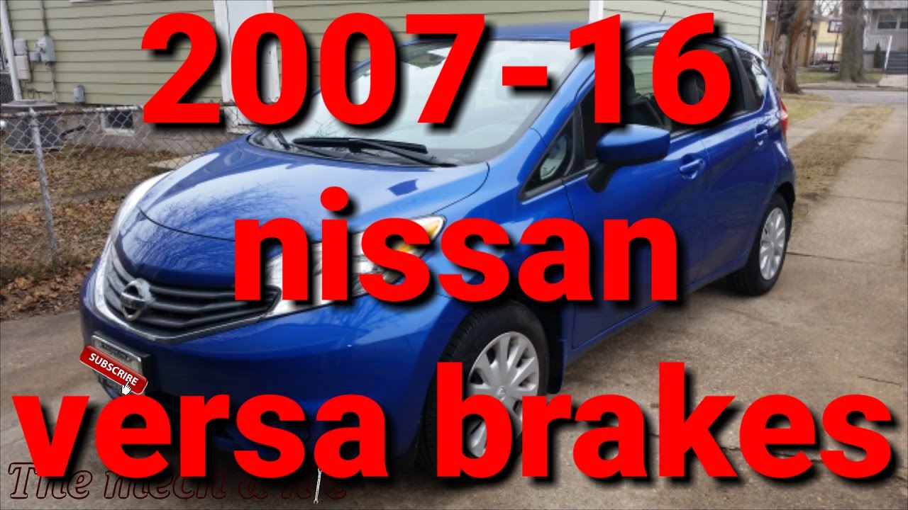 Nissan Versa note / micra front brakes