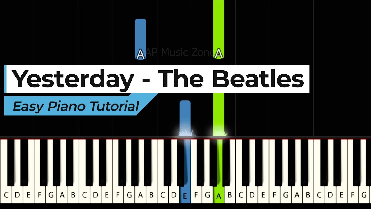 Yesterday - The Beatles | Easy Piano Tutorial