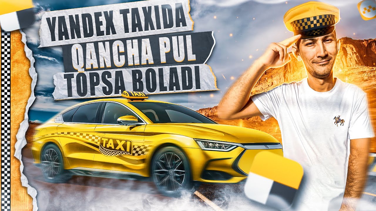 YANDEX TAXIDA 1KUNDA QANCHA PUL TOPSA BO'LADI ? | AZ1KK TAXI