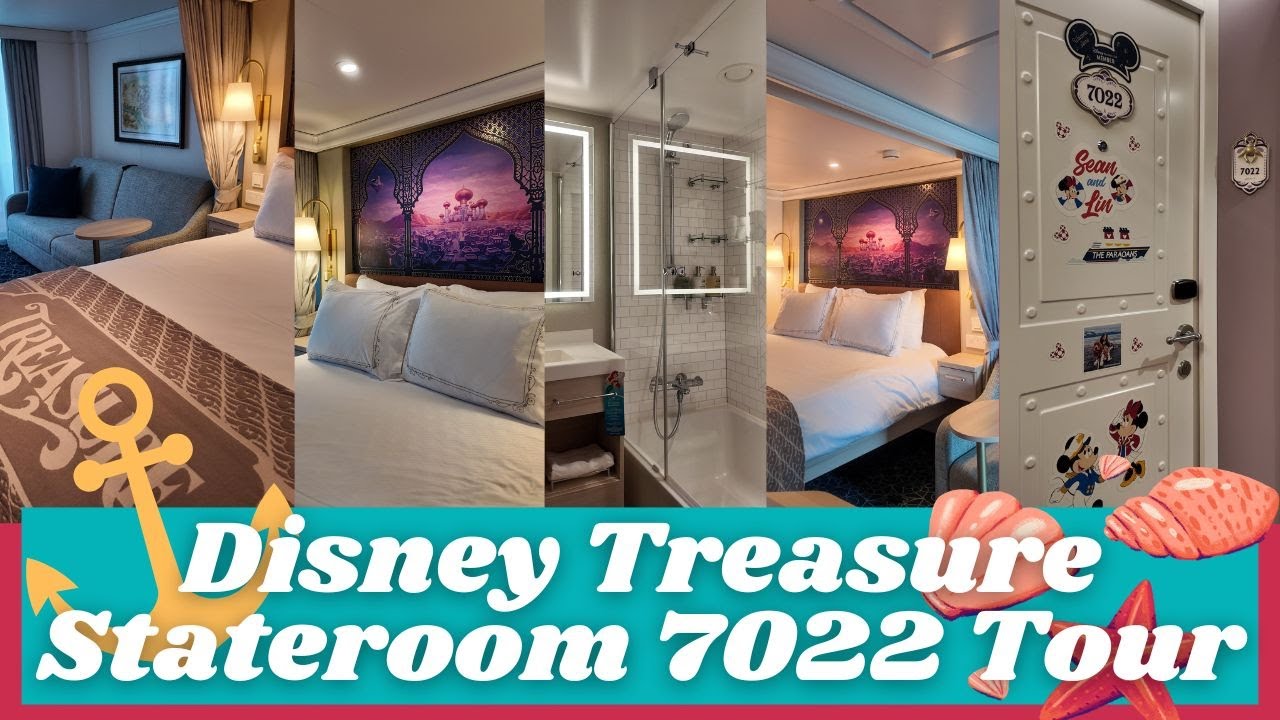 Экскурсия по каюте Disney Treasure 7022 | Веранда навигатора, каюта 7A