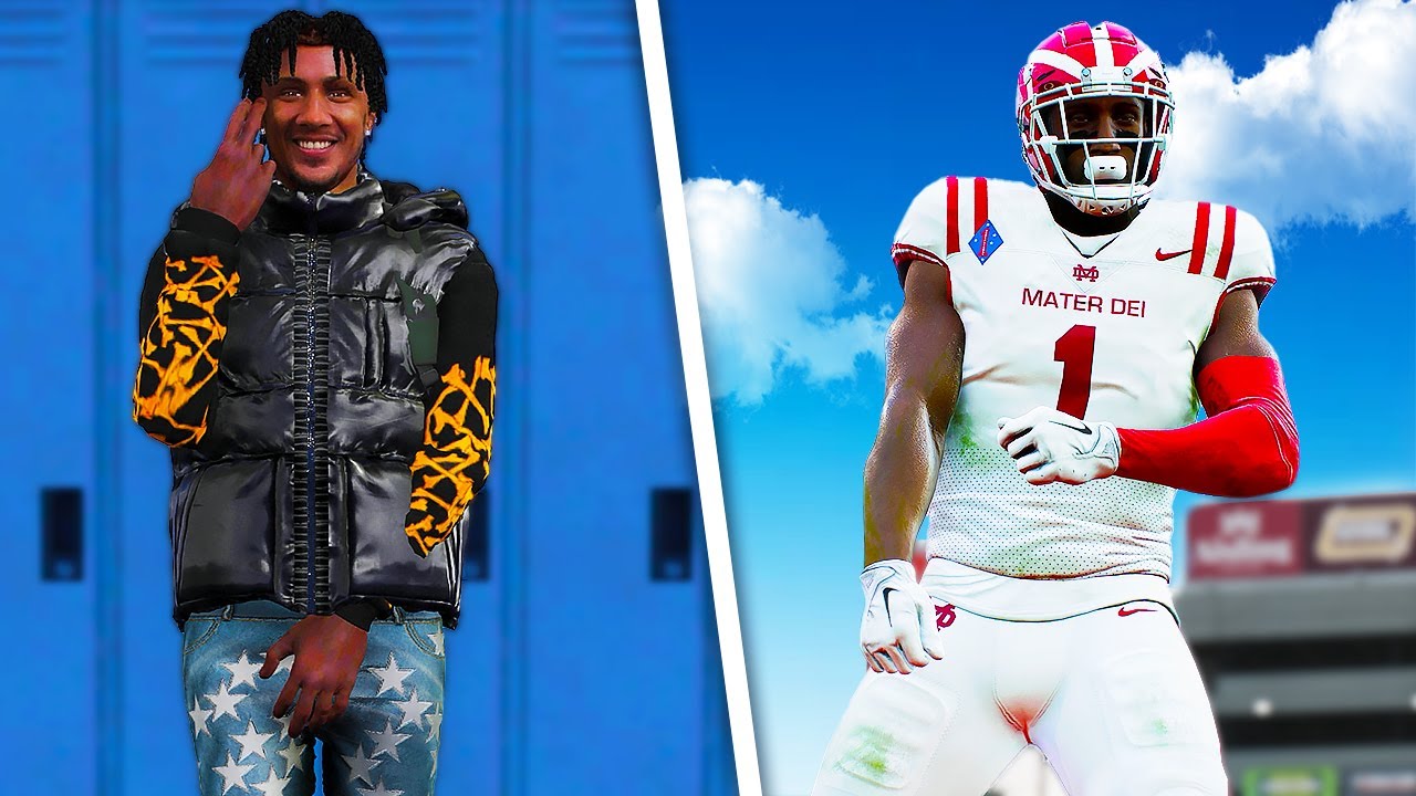 2 Way Player R.J. Hill FIRST GAME AS A SENIOR in HIGH SCHOOL! College Football 25 Road to Glory