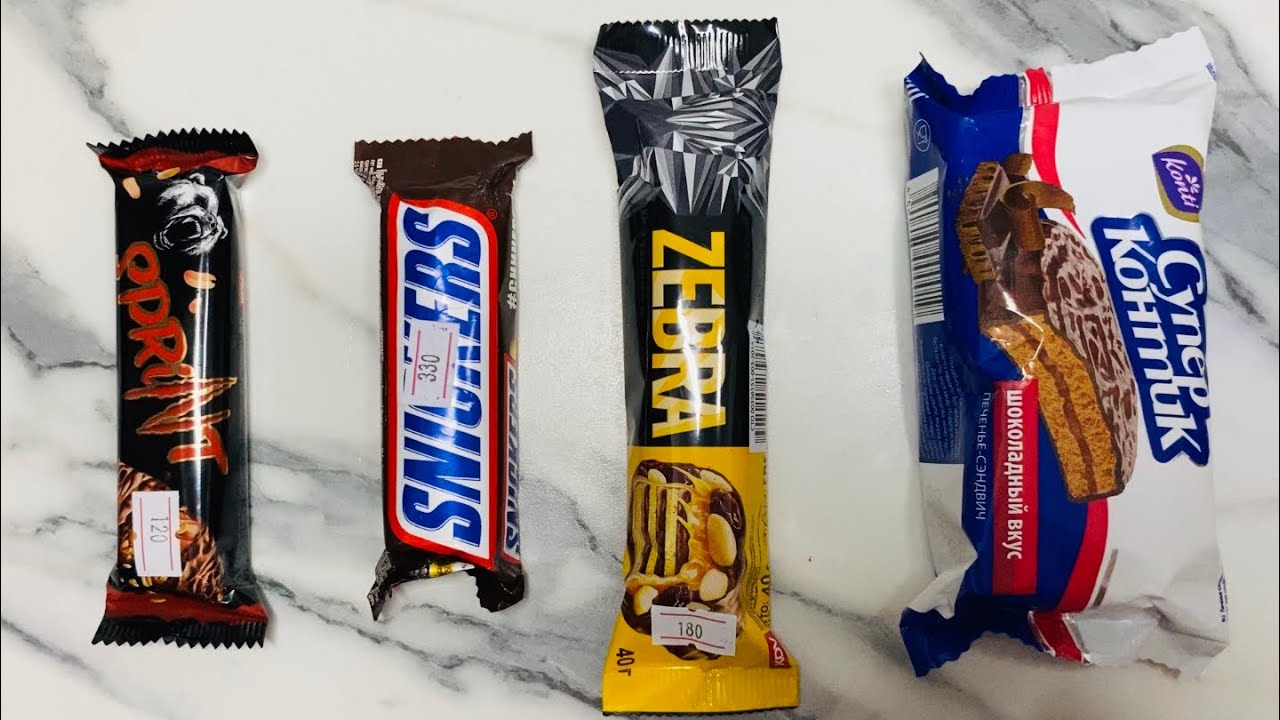 Relaxing ASMR: Unwrapping Chocolate Bars & Sweet Treats