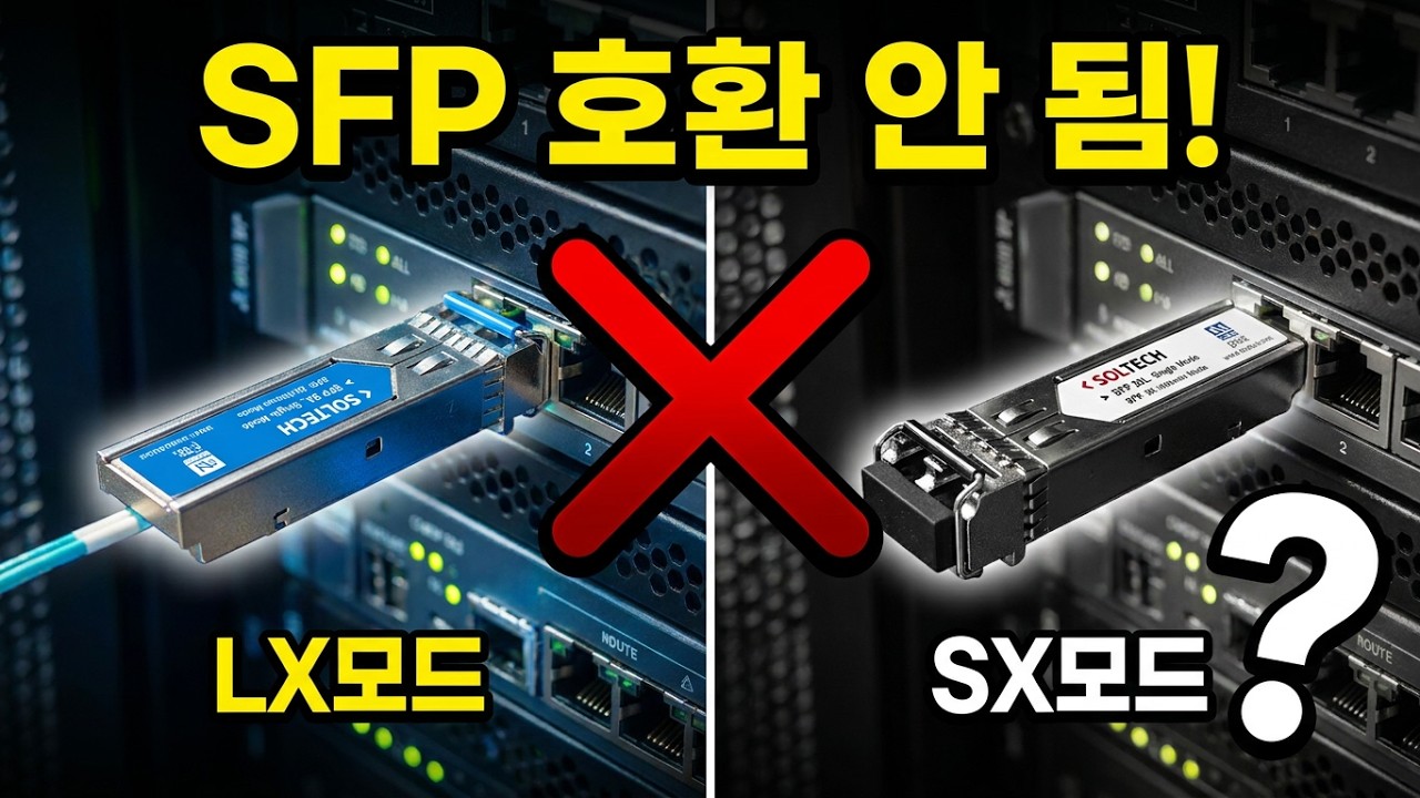 [구독자 요청] 광케이블 연결관련 장애처리 지원  #광패치코드 #SFP #LX #SX #멀티모드 #싱글모드 #SG300 #Cisco #Switch