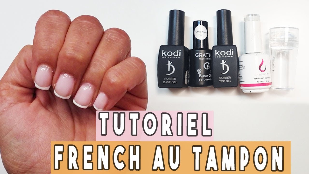 [ TUTORIEL ] COMMENT REALISER UNE FRENCH EN 1MIN _ La French manucure la plus facile du game 😍