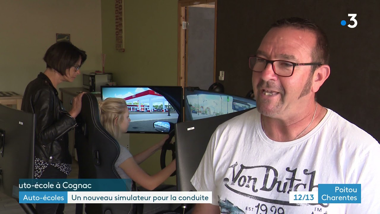 Auto-école : un nouveau simulateur pour la conduite à Cognac