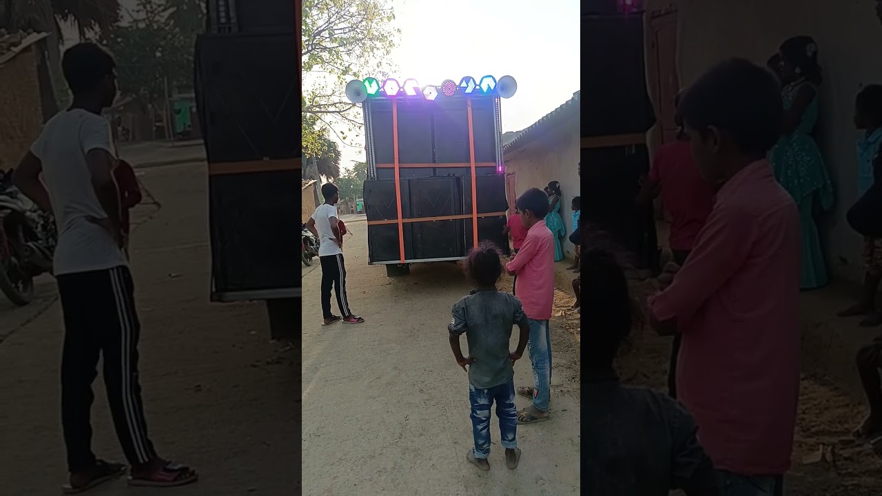 Satyam DJ ka testing video🎥 Bhojpuri song pe #bhojpuri #bass #satyam #djremix  #song king of jamui👿👿