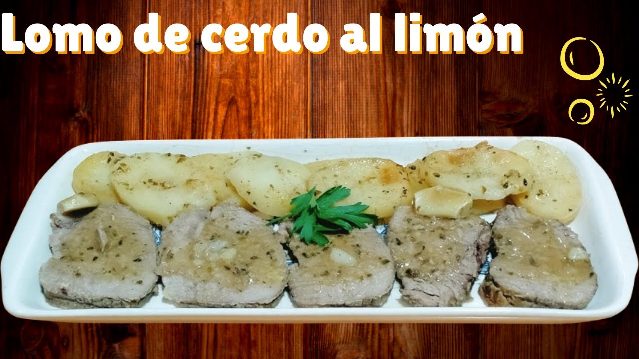 Lomo de cerdo al limón. Muy fácil y sabroso!!
