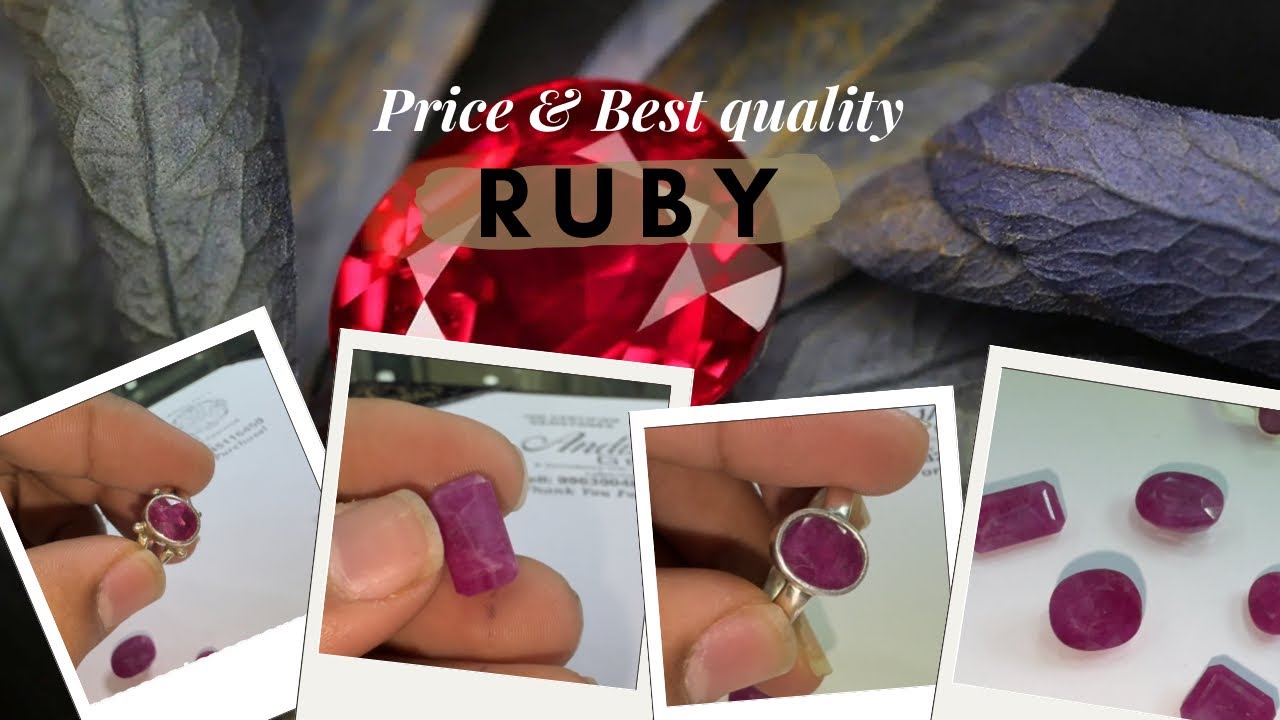 Ruby prices? Which is best ruby? Bangkok ruby vs burma ruby. Best ruby shop in hyderabad.Andish gems