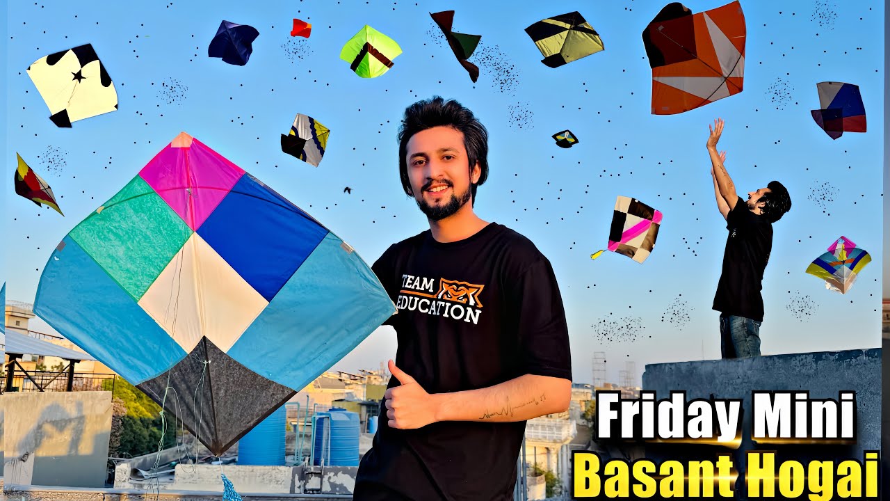 Friday Mini Basant Kites He Kites😱Catching & Looting Kites *Cutting Others Kites &lsquo;New Kite Video!