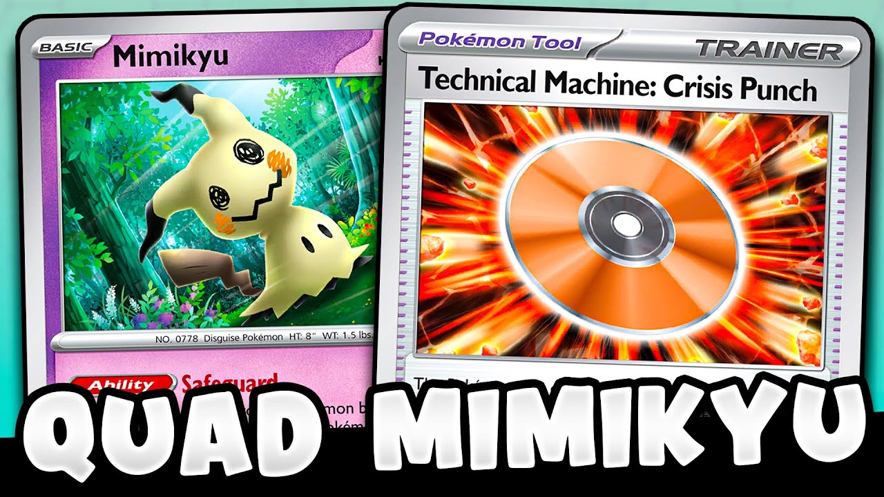This Deck Plays 4 Mimikyu with Crisis Punch and it's INCREDIBLE!