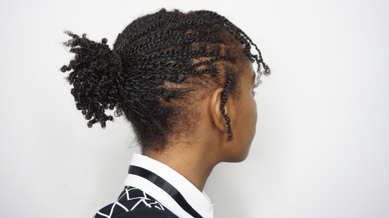 MINI TWISTS Install on Thin, Kinky-Coily Natural Hair